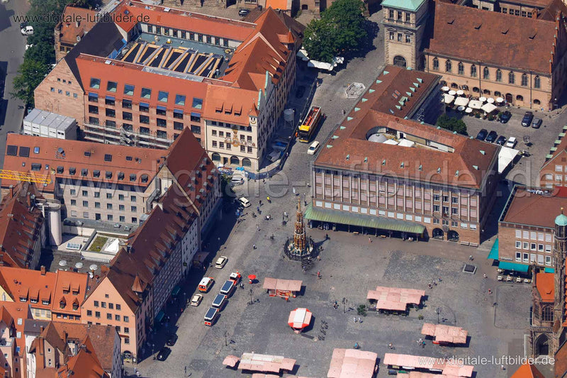 Luftaufnahme IHK Waaggasse in Nürnberg | Mittelfranken, Bayern
