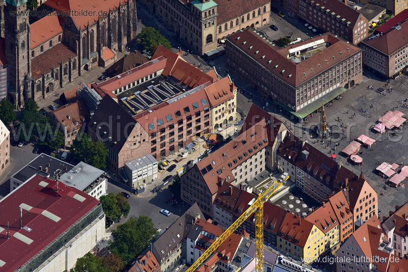 Luftaufnahme IHK Waaggasse in Nürnberg | Mittelfranken, Bayern