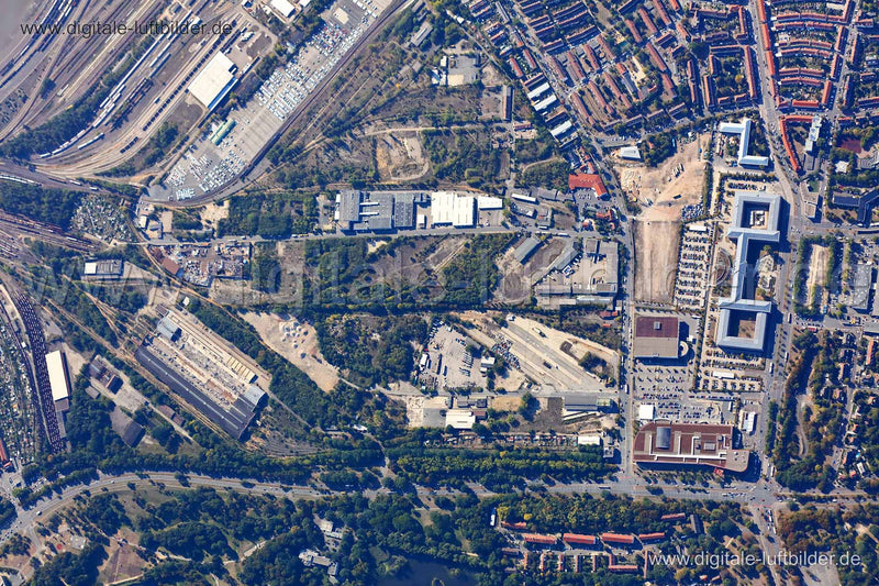 Luftaufnahme Industriegebiet Brunecker Straße in Nürnberg | Mittelfranken, Bayern