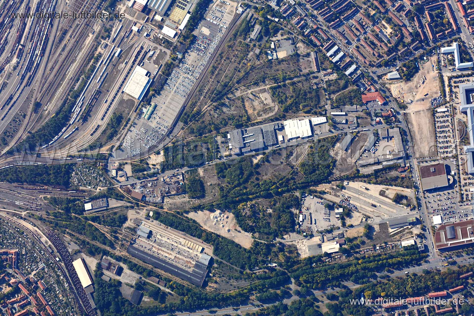 Luftaufnahme Industriegebiet Brunecker Straße in Nürnberg | Mittelfranken, Bayern