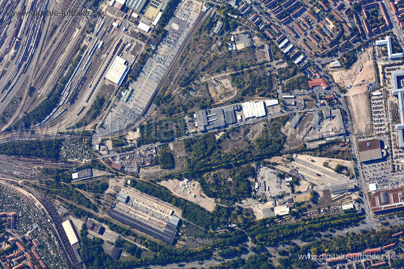 Luftaufnahme Industriegebiet Brunecker Straße in Nürnberg | Mittelfranken, Bayern