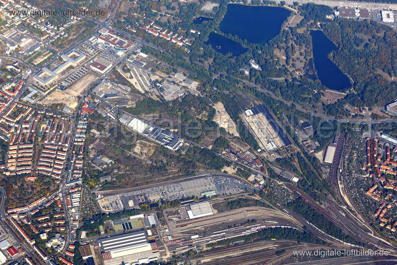 Luftaufnahme Industriegebiet Brunecker Straße in Nürnberg | Mittelfranken, Bayern