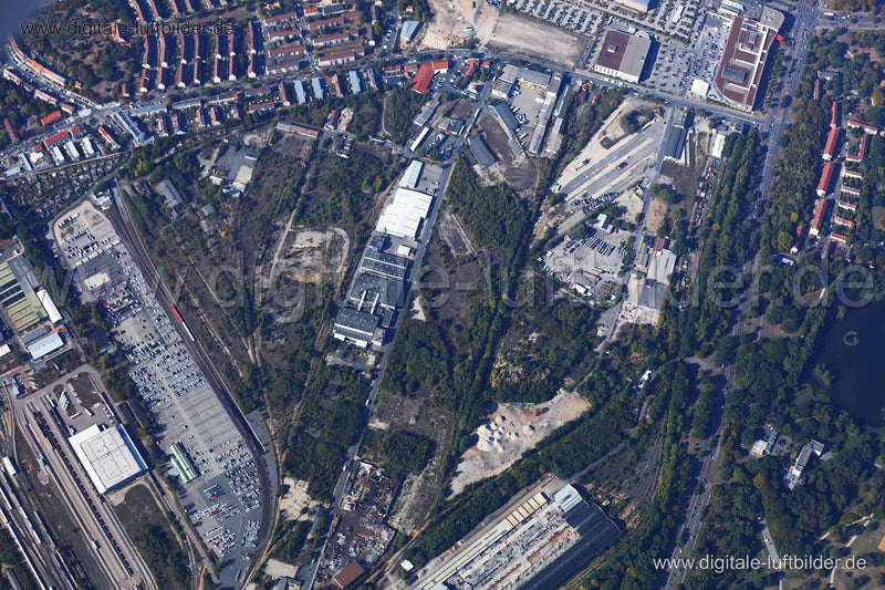 Luftaufnahme Industriegebiet Brunecker Straße in Nürnberg | Mittelfranken, Bayern