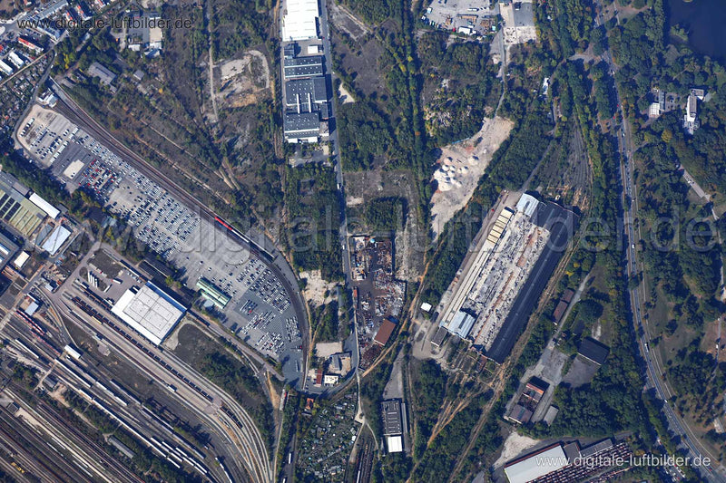 Luftaufnahme Industriegebiet Brunecker Straße in Nürnberg | Mittelfranken, Bayern