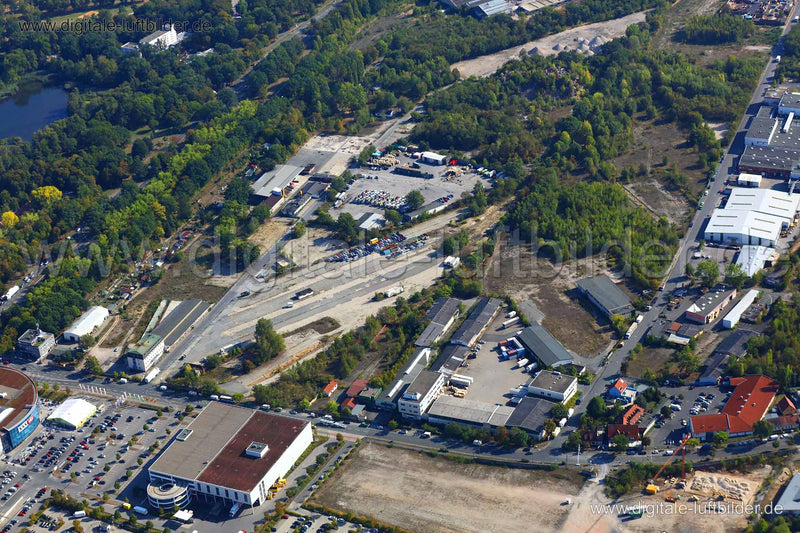 Luftaufnahme Industriegebiet Brunecker Straße in Nürnberg | Mittelfranken, Bayern