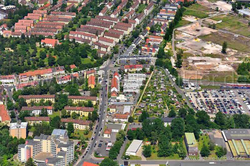 Luftaufnahme Ingolstädter Straße in Nürnberg | Mittelfranken, Bayern
