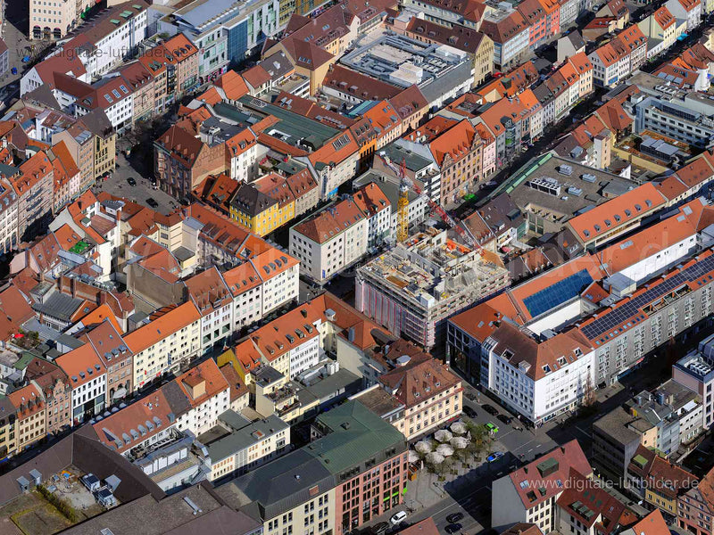 Luftaufnahme Innenstadt Nürnberg in Nürnberg | Mittelfranken, Bayern