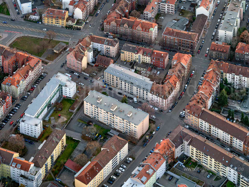 Luftaufnahme Innerer Kleinreuther Weg in Nürnberg | Mittelfranken, Bayern