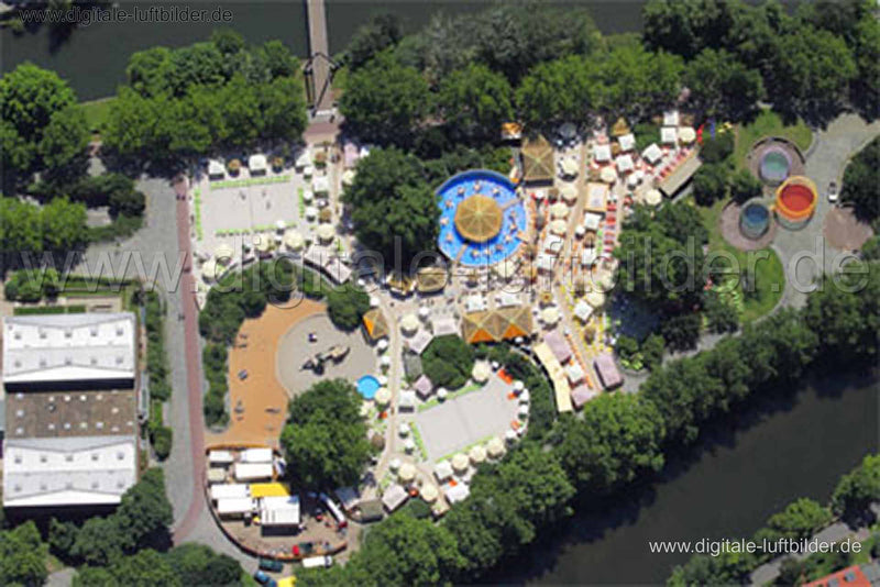 Luftaufnahme Insel Schütt in Nürnberg | Mittelfranken, Bayern