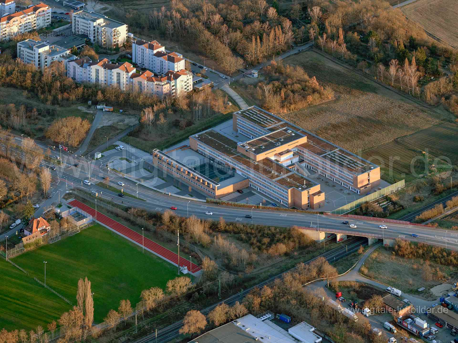 Luftaufnahme Johann-Pachelbel-Schule in Nürnberg | Mittelfranken, Bayern
