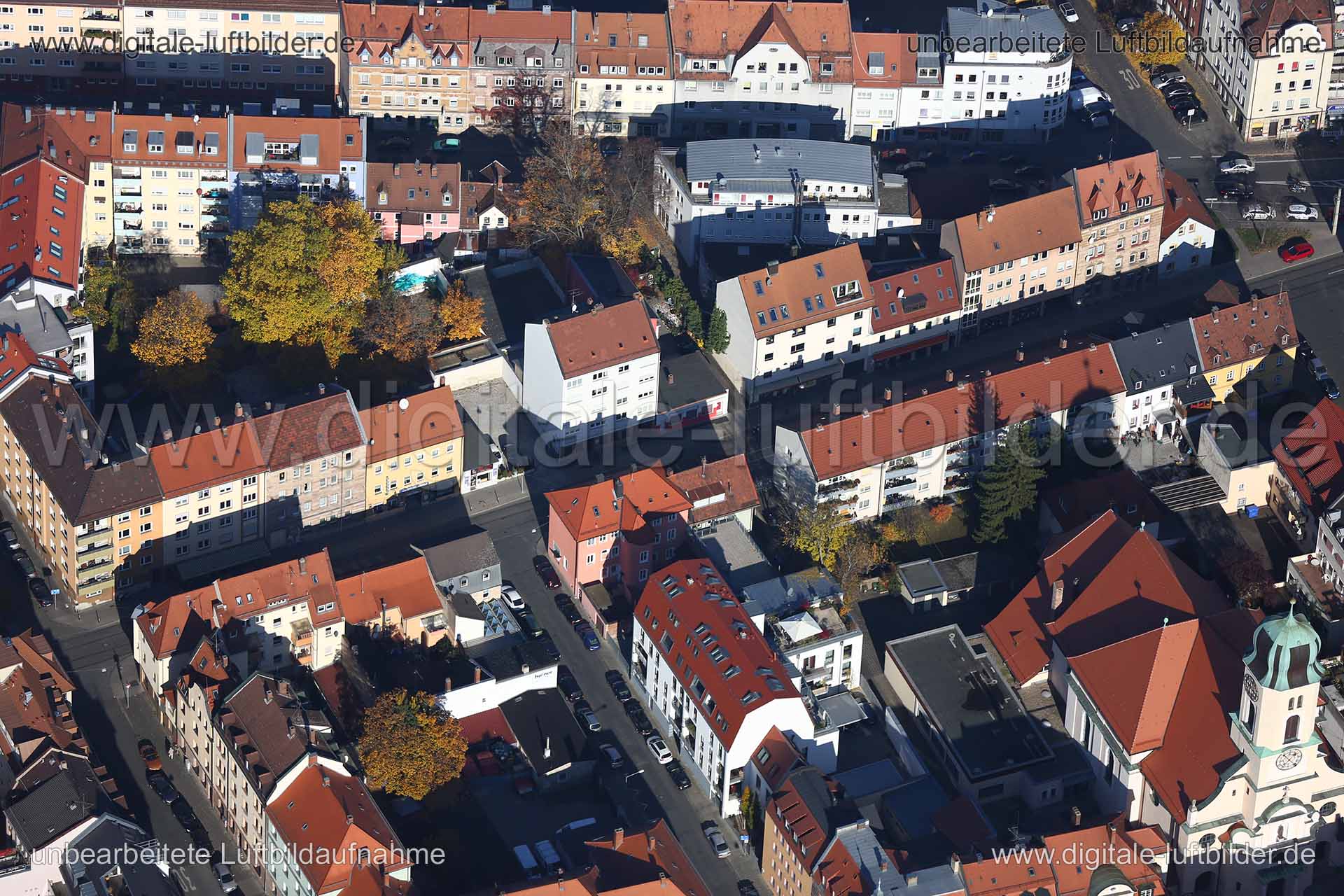 Luftaufnahme Johannisstraße in Nürnberg | Mittelfranken, Bayern