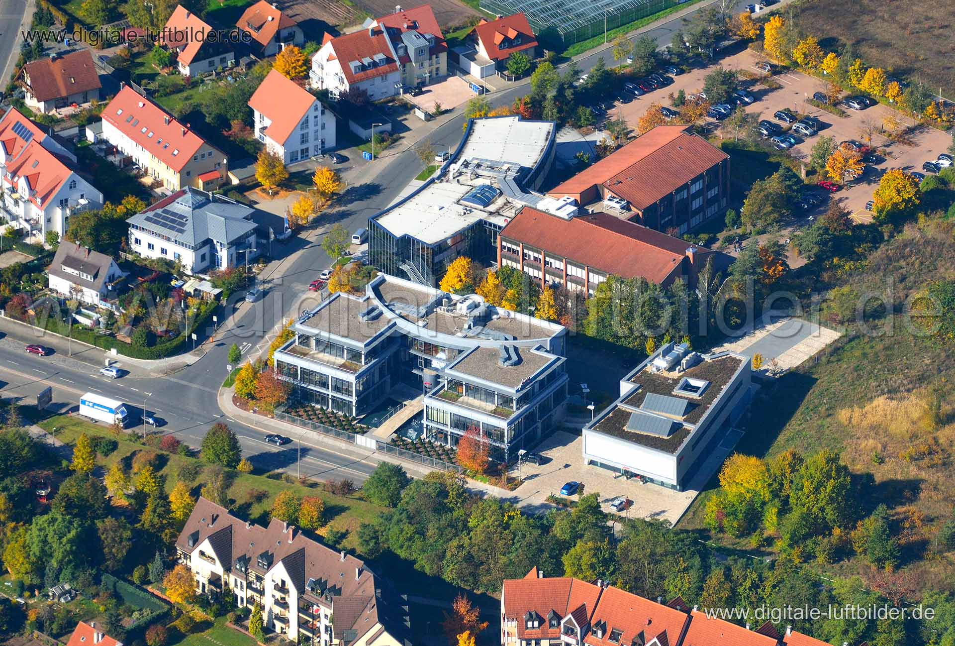 Luftaufnahme Jura Firmengebäude in Nürnberg | Mittelfranken, Bayern