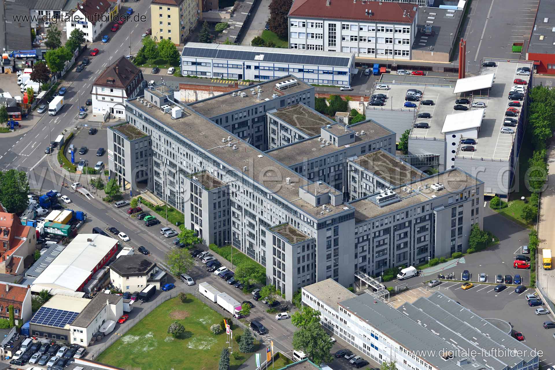 Luftaufnahme Karl-Martell-Straße in Nürnberg | Mittelfranken, Bayern