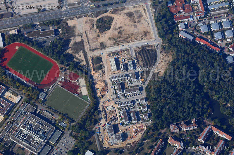 Luftaufnahme Karl-Schönleben-Straße in Nürnberg | Mittelfranken, Bayern