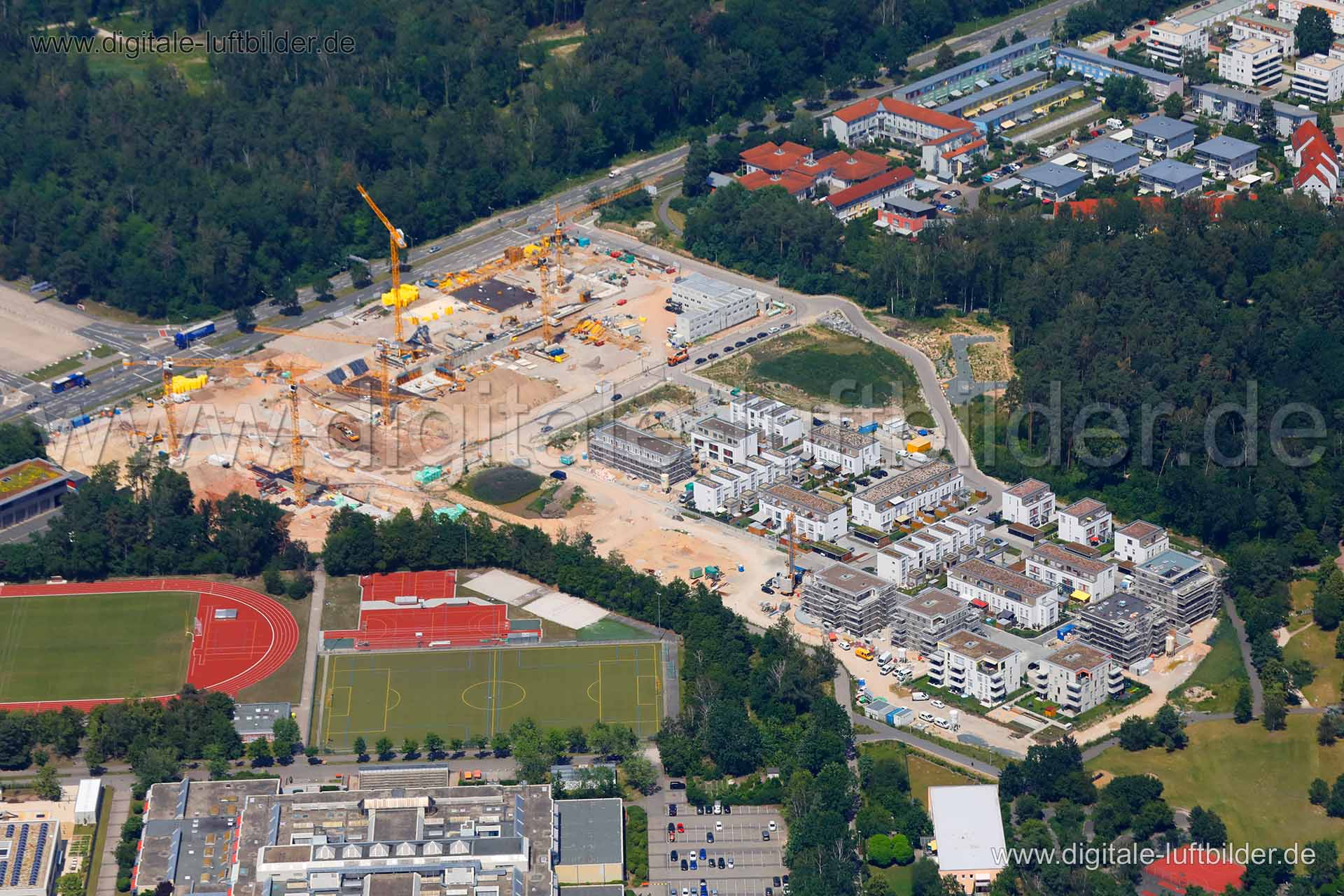 Luftaufnahme Karl-Schönleben-Straße in Nürnberg | Mittelfranken, Bayern