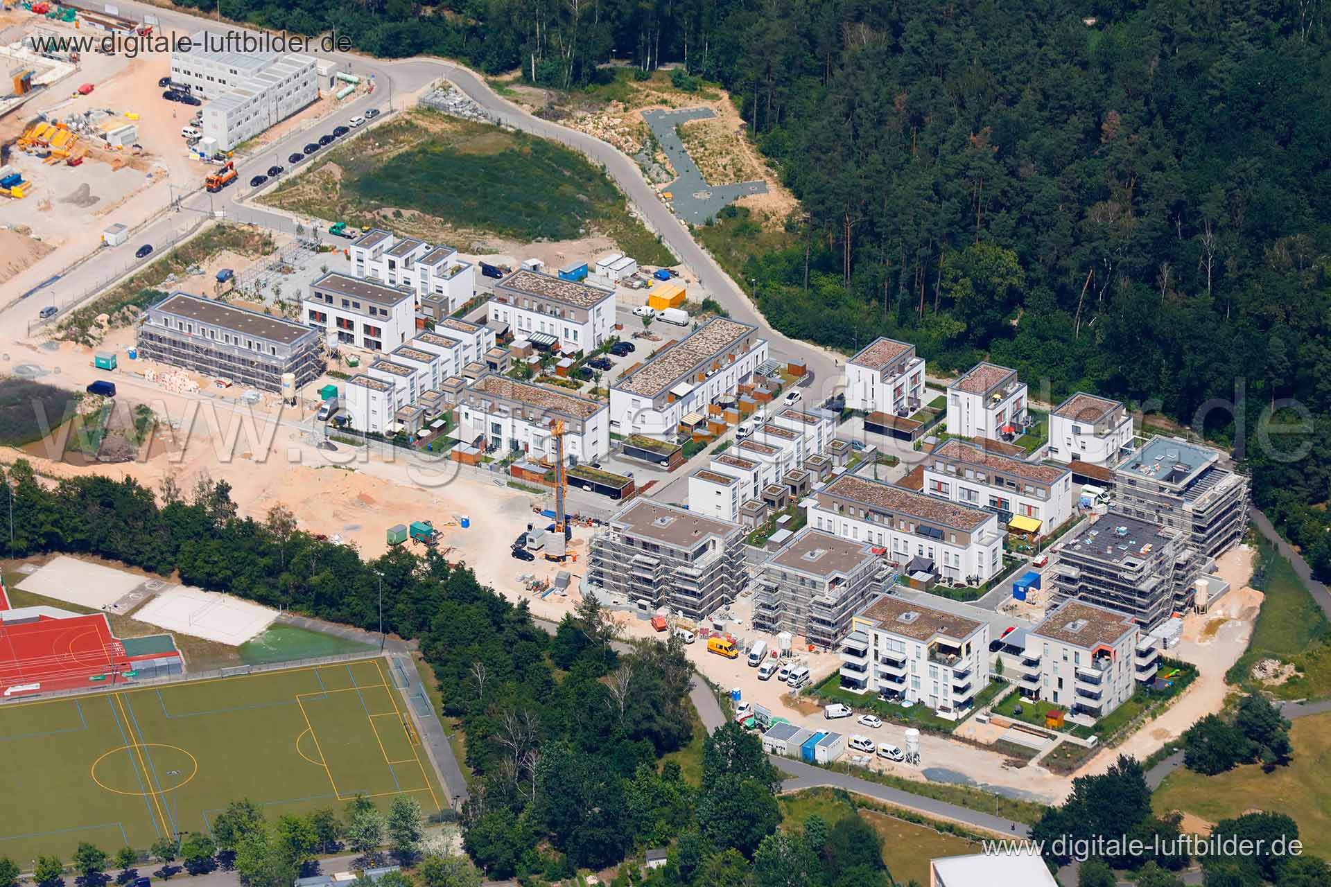 Luftaufnahme Karl-Schönleben-Straße in Nürnberg | Mittelfranken, Bayern