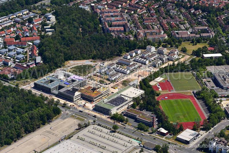 Luftaufnahme Karl-Schönleben-Straße in Nürnberg | Mittelfranken, Bayern