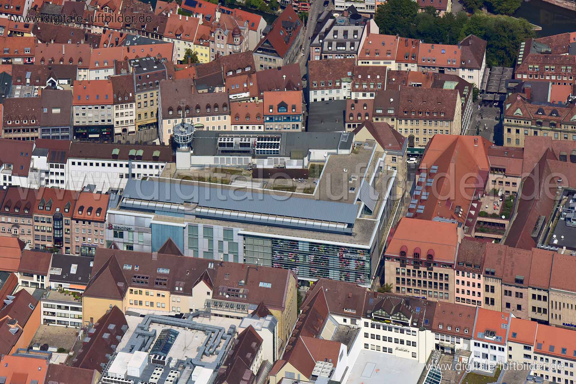 Luftaufnahme Karolinenstraße in Nürnberg | Mittelfranken, Bayern