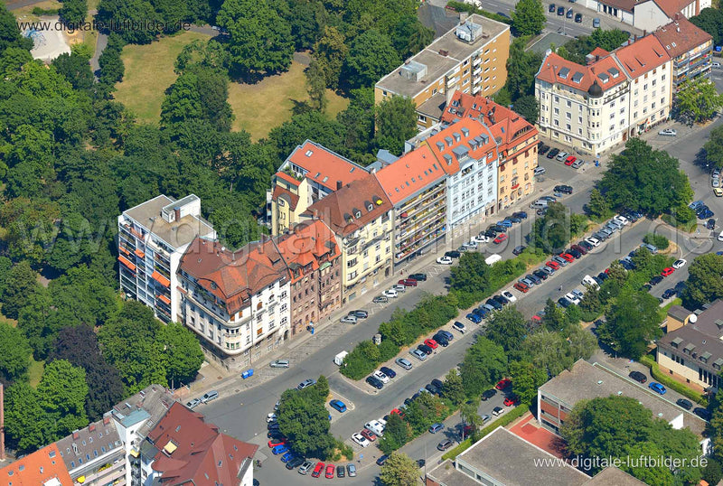 Luftaufnahme Keßlerplatz in Nürnberg | Mittelfranken, Bayern