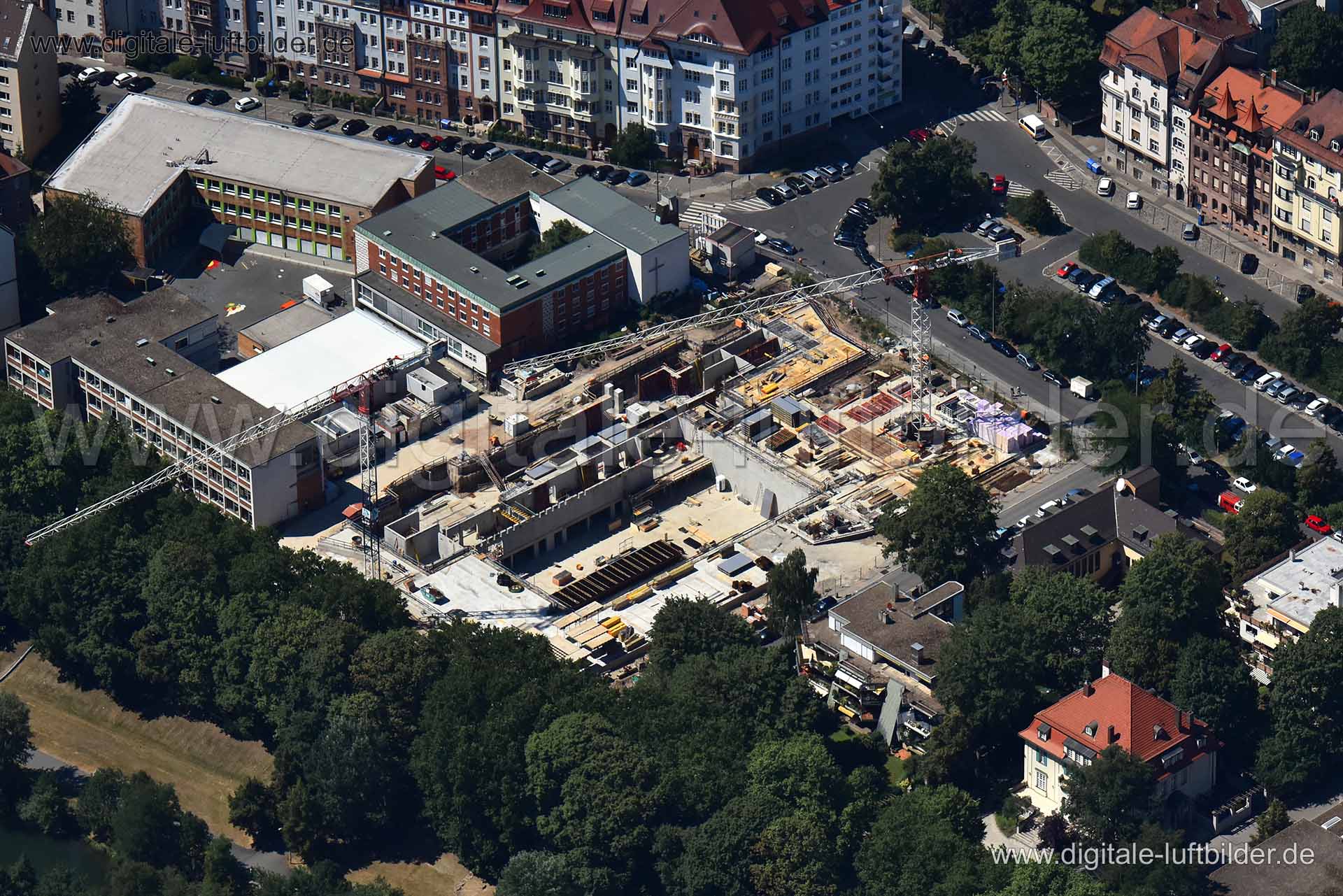 Luftaufnahme Keßlerplatz in Nürnberg | Mittelfranken, Bayern