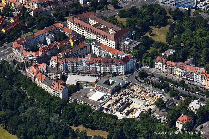 Luftaufnahme Keßlerplatz in Nürnberg | Mittelfranken, Bayern