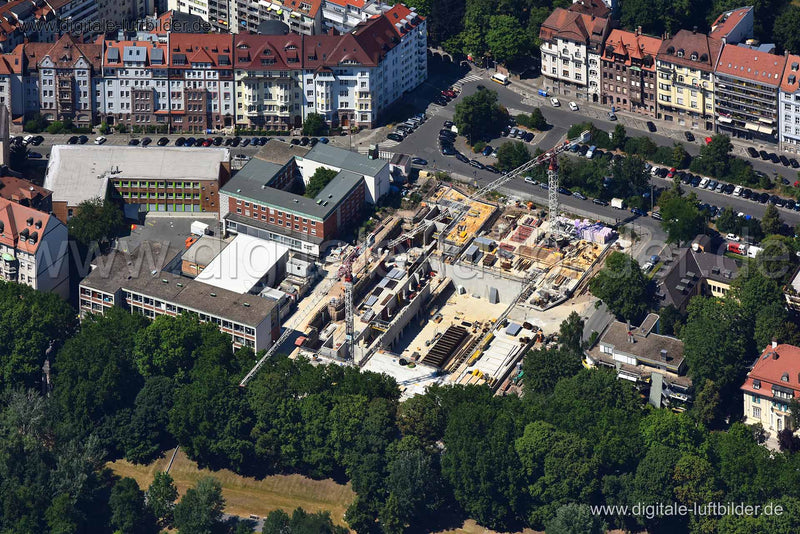 Luftaufnahme Keßlerplatz in Nürnberg | Mittelfranken, Bayern