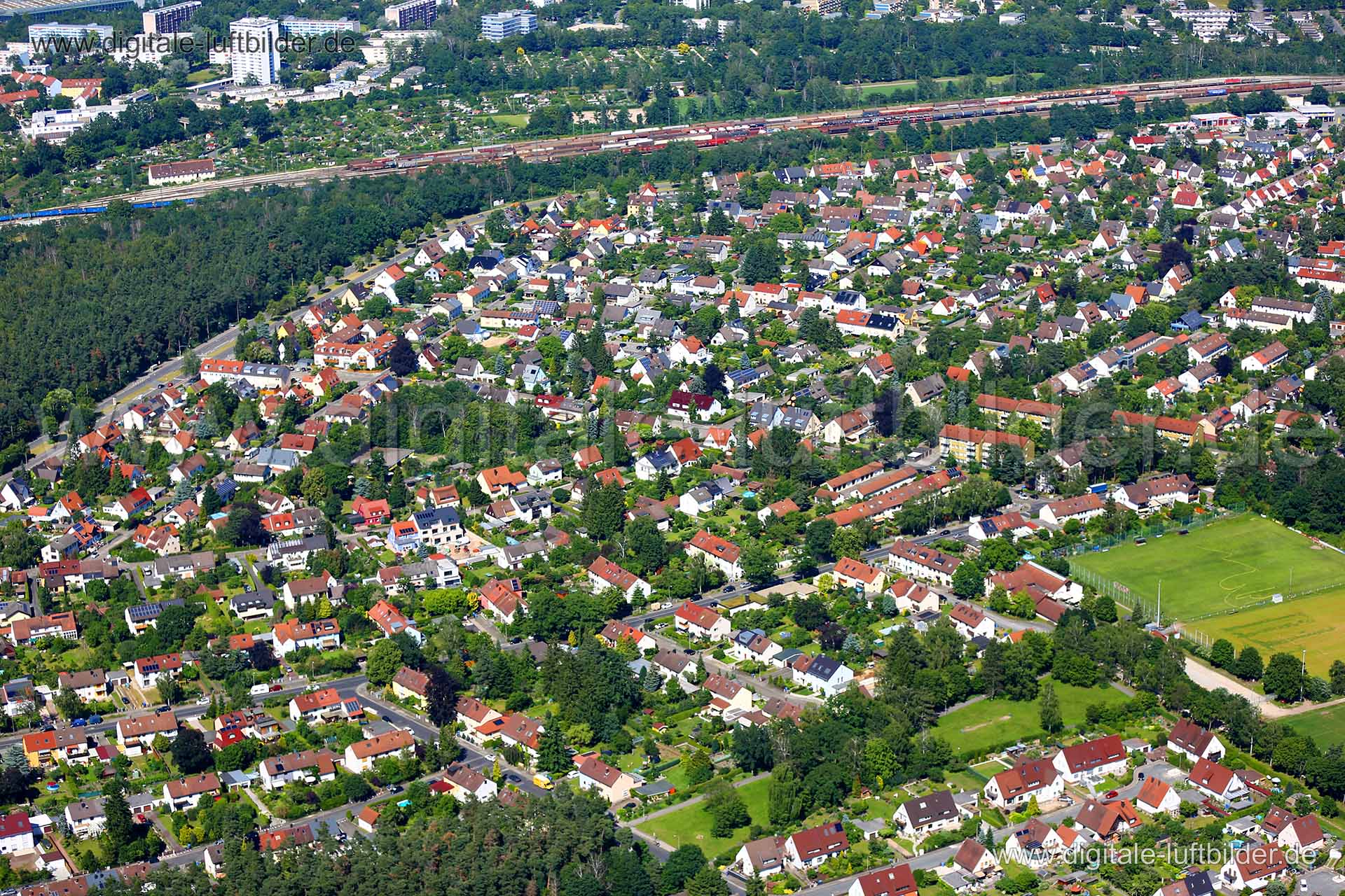 Luftbild Kettelersiedlung, Nürnberg