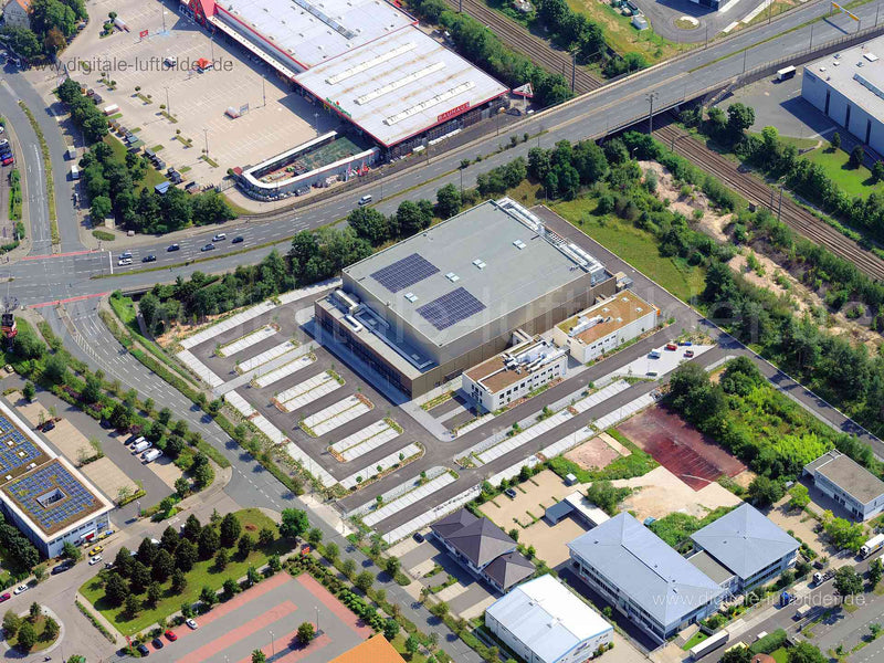 Luftaufnahme Kia Metropol Arena in Nürnberg | Mittelfranken, Bayern