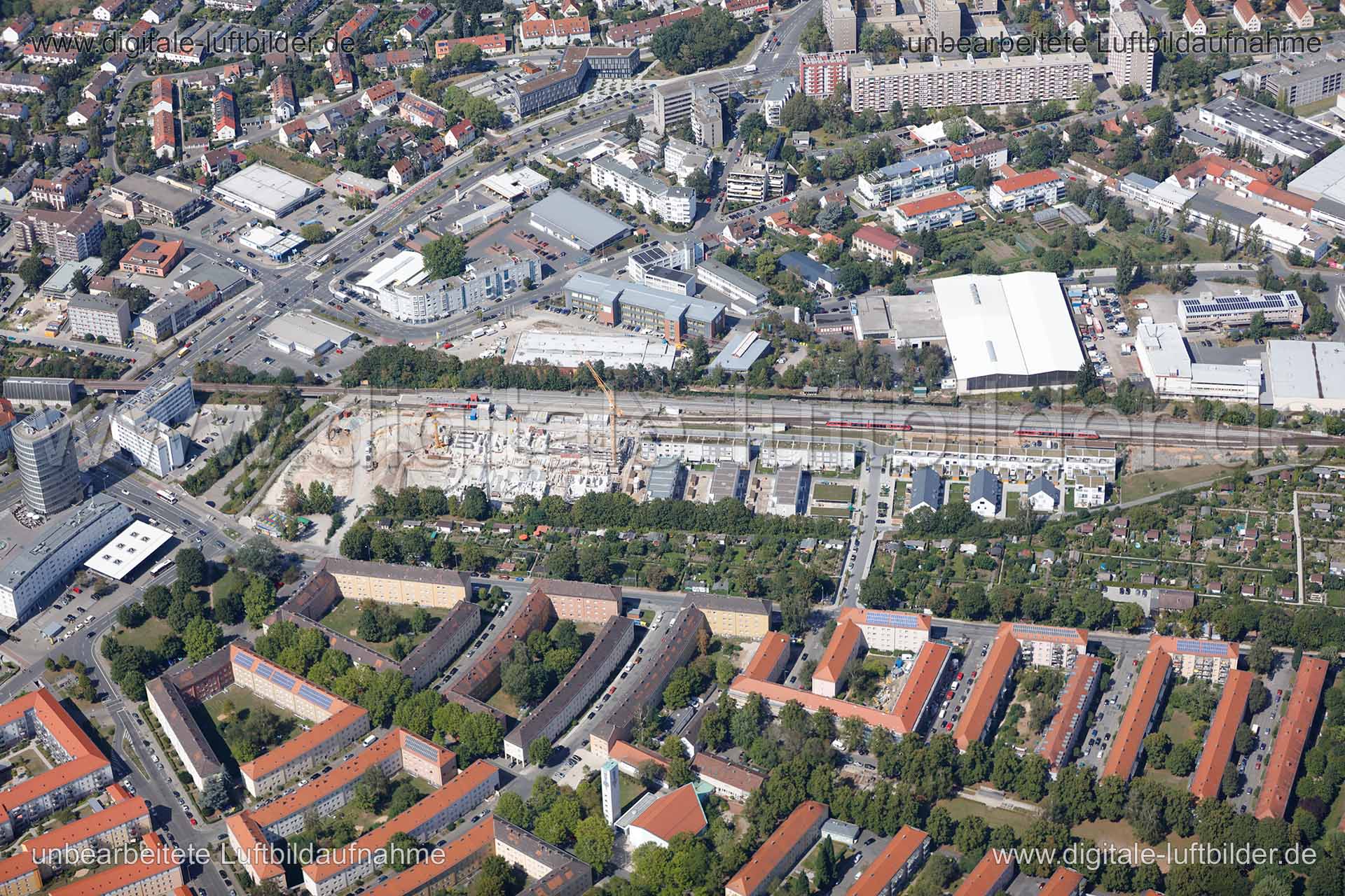Luftaufnahme Kieslingstraße in Nürnberg | Mittelfranken, Bayern