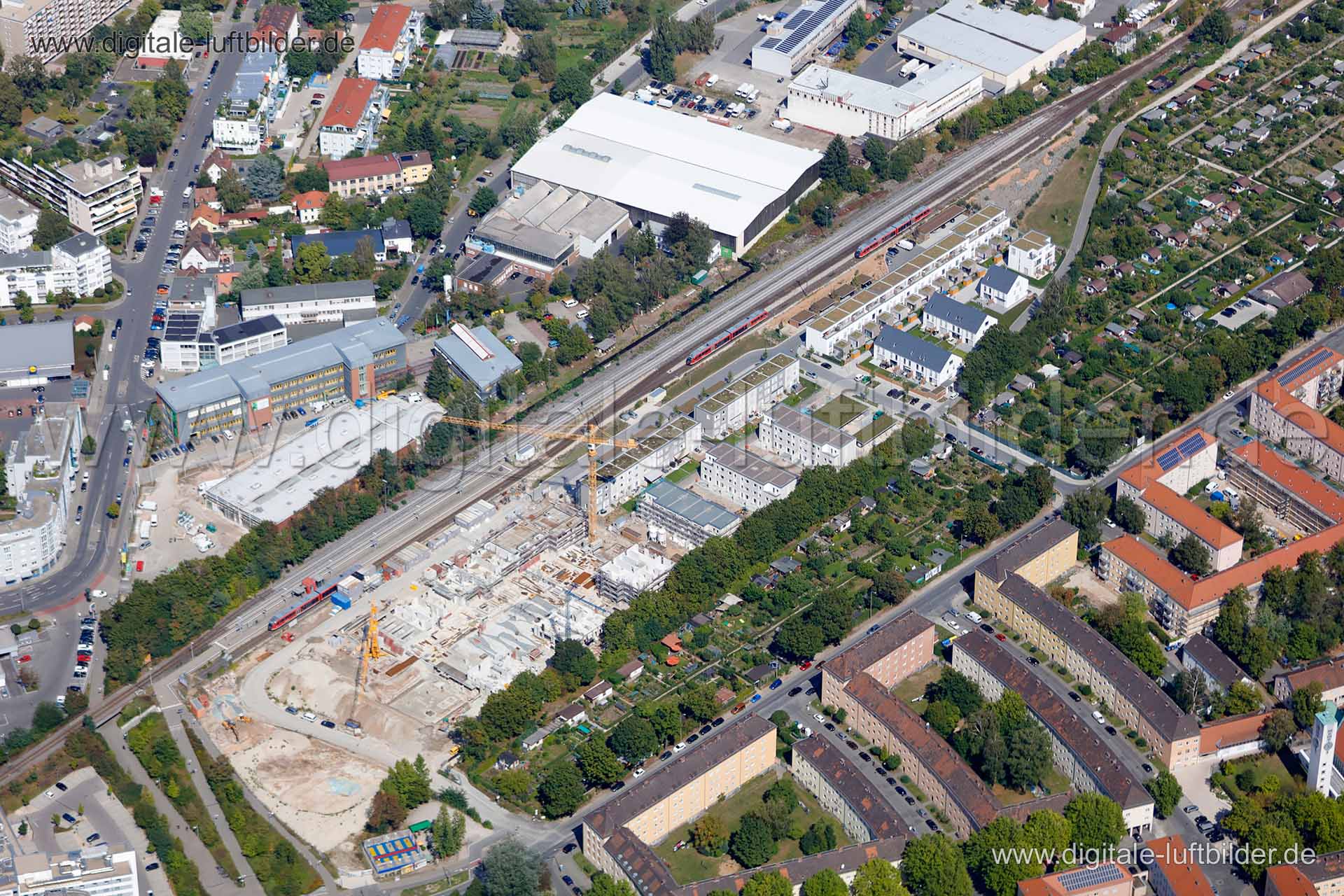 Luftaufnahme Kieslingstraße in Nürnberg | Mittelfranken, Bayern