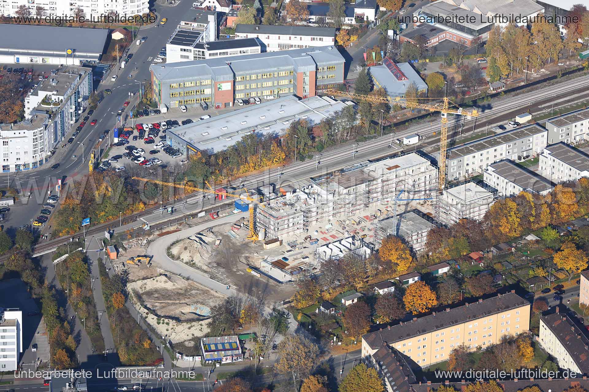 Luftaufnahme Kieslingstraße in Nürnberg | Mittelfranken, Bayern