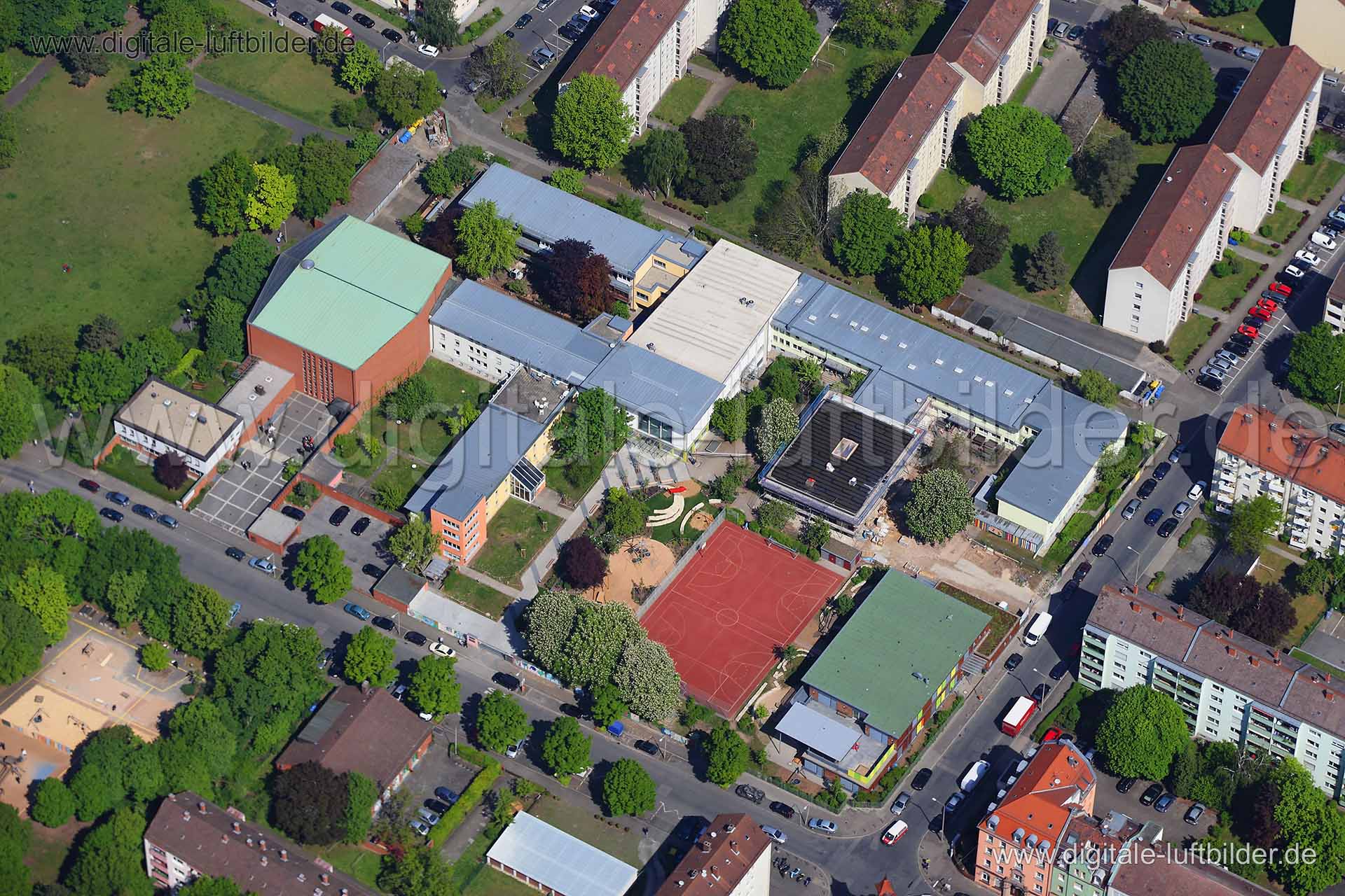 Luftaufnahme Kinder- und Jungendhaus Stapf in Nürnberg | Mittelfranken, Bayern