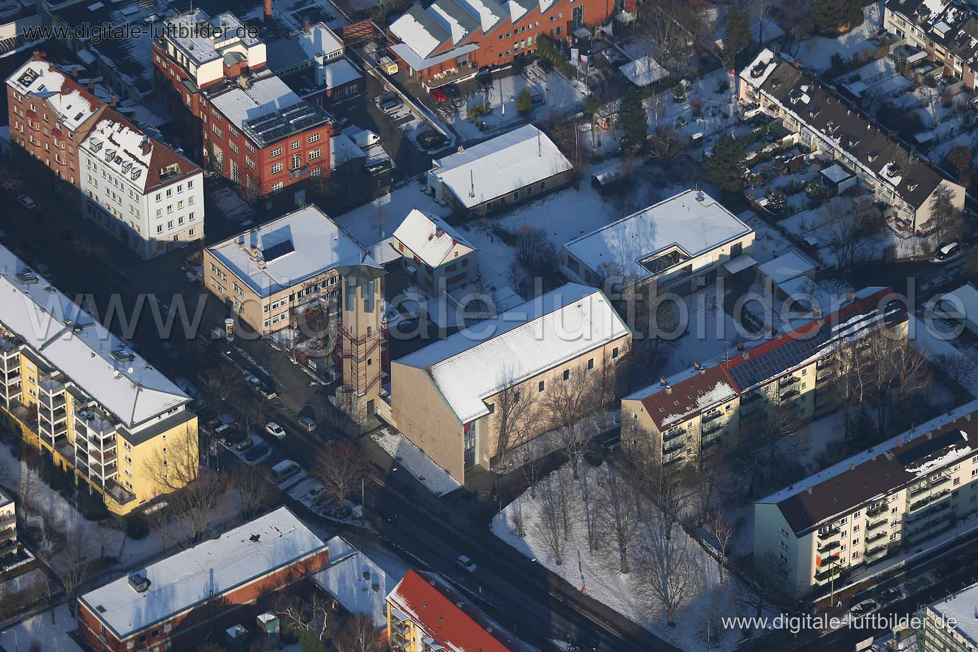 Luftaufnahme Kirche in Nürnberg | Mittelfranken, Bayern