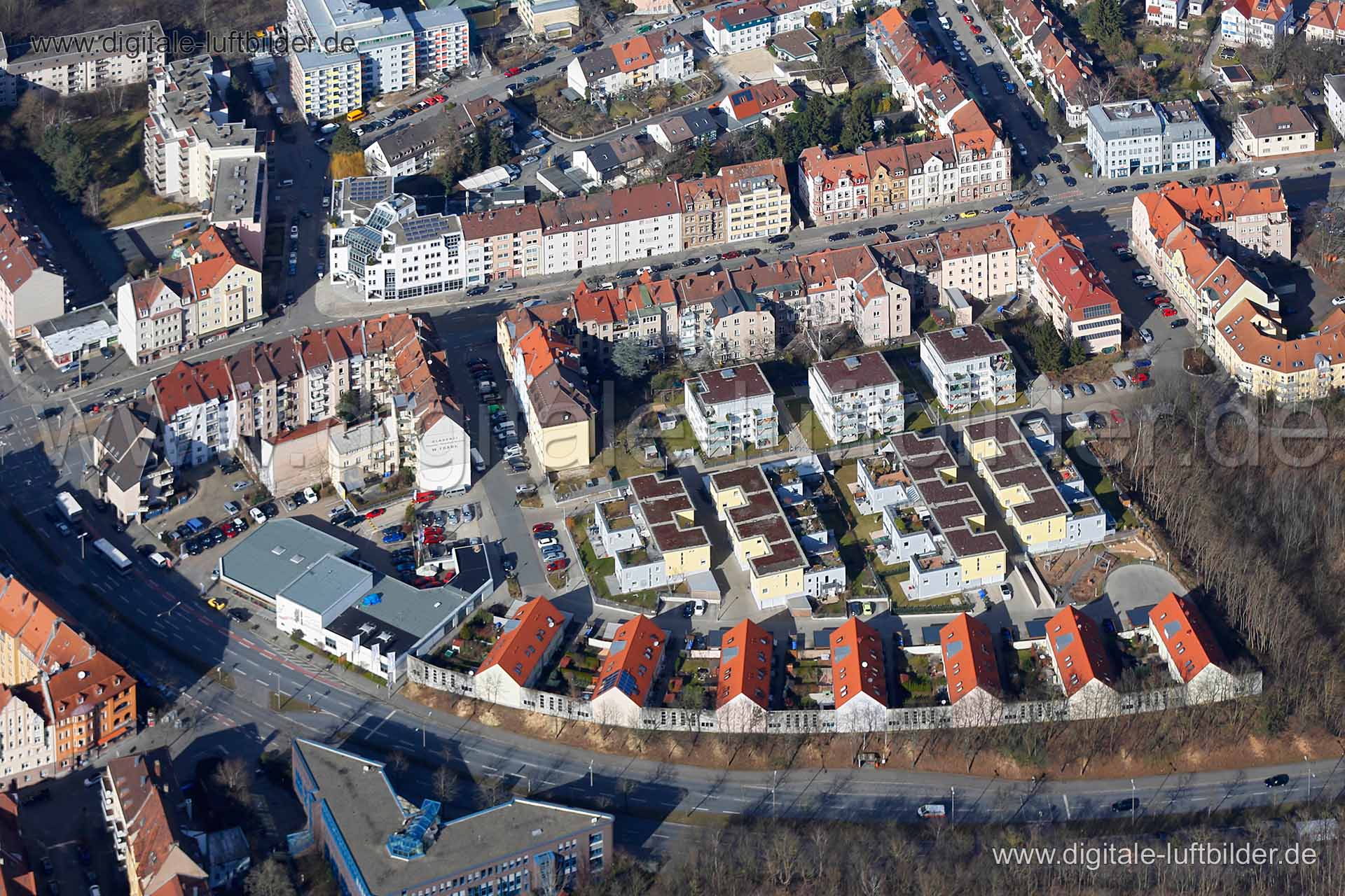 Luftaufnahme Kirschbaumweg in Nürnberg | Mittelfranken, Bayern