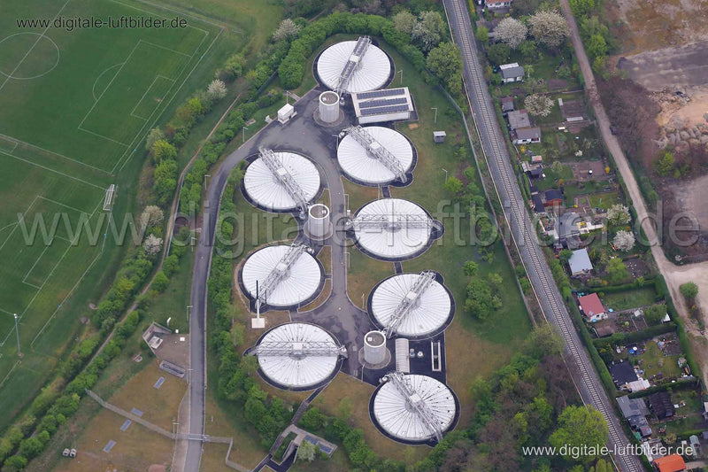 Luftaufnahme Klärwerk in Nürnberg | Mittelfranken, Bayern