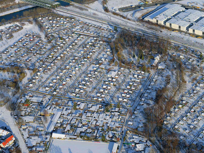 Luftaufnahme Kleingartenanlage IDEAL e.V. in Nürnberg | Mittelfranken, Bayern