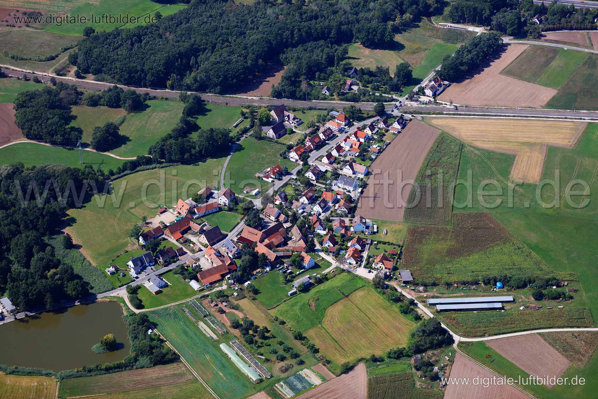 Luftaufnahme Kleingründlach in Nürnberg | Mittelfranken, Bayern