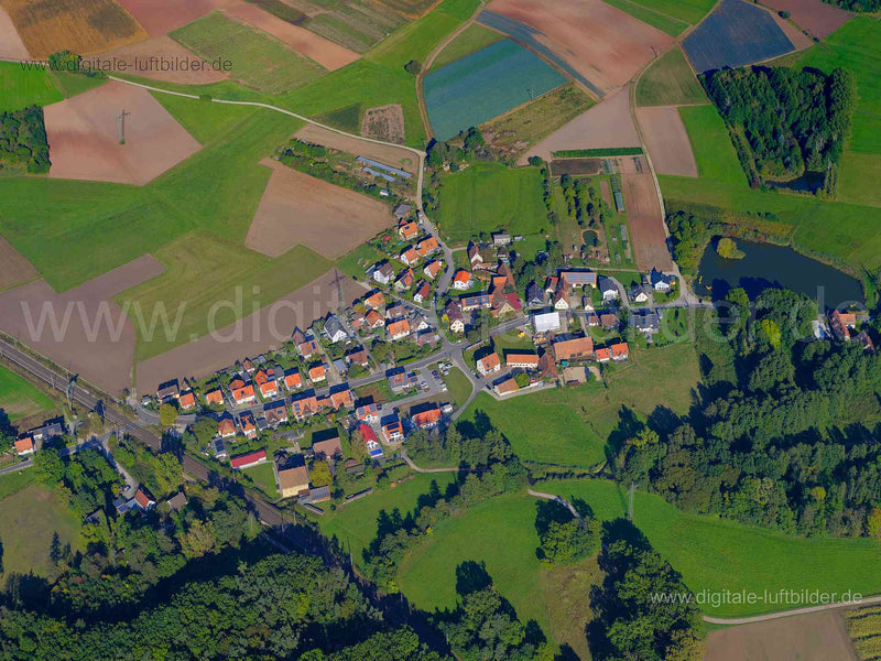 Luftaufnahme Kleingründlach in Nürnberg | Mittelfranken, Bayern