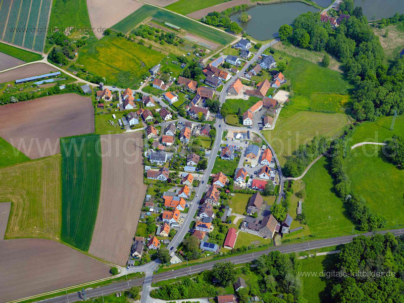 Luftaufnahme Kleingründlach in Nürnberg | Mittelfranken, Bayern