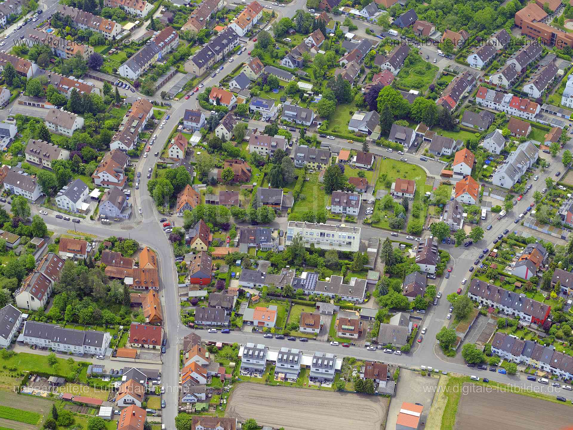 Luftaufnahme Kleinreuth hinter der Veste in Nürnberg | Mittelfranken, Bayern