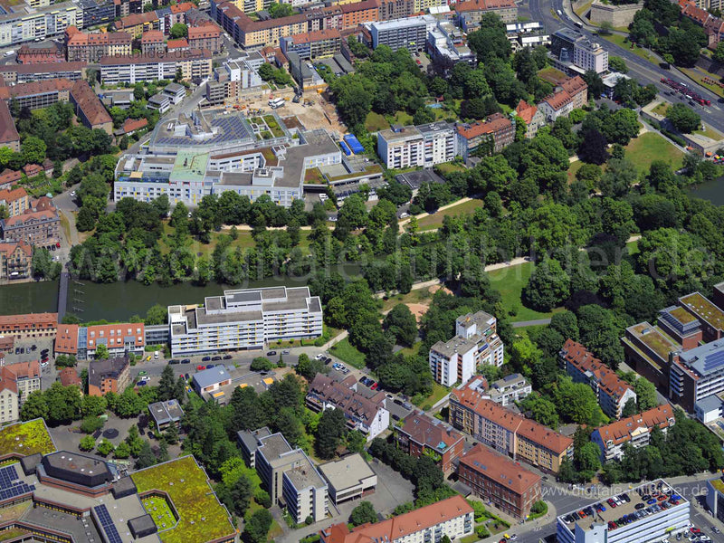 Luftaufnahme Kleinweidenmühle in Nürnberg | Mittelfranken, Bayern