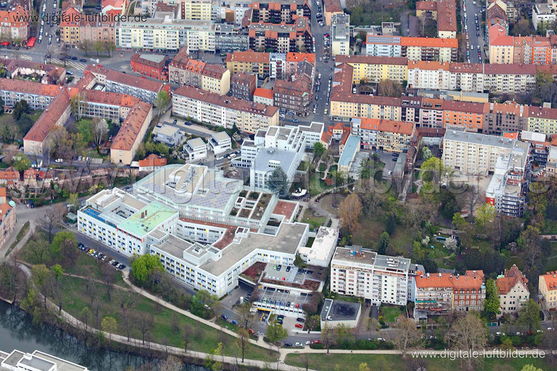 Luftaufnahme Klinik Hallerwiese in Nürnberg | Mittelfranken, Bayern