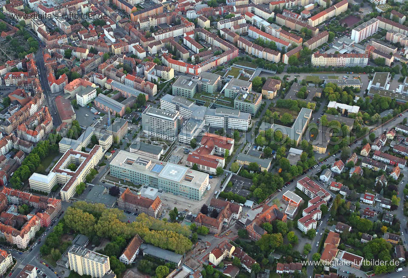 Luftaufnahme Klinikum-Nürnberg-Nord in Nürnberg | Mittelfranken, Bayern