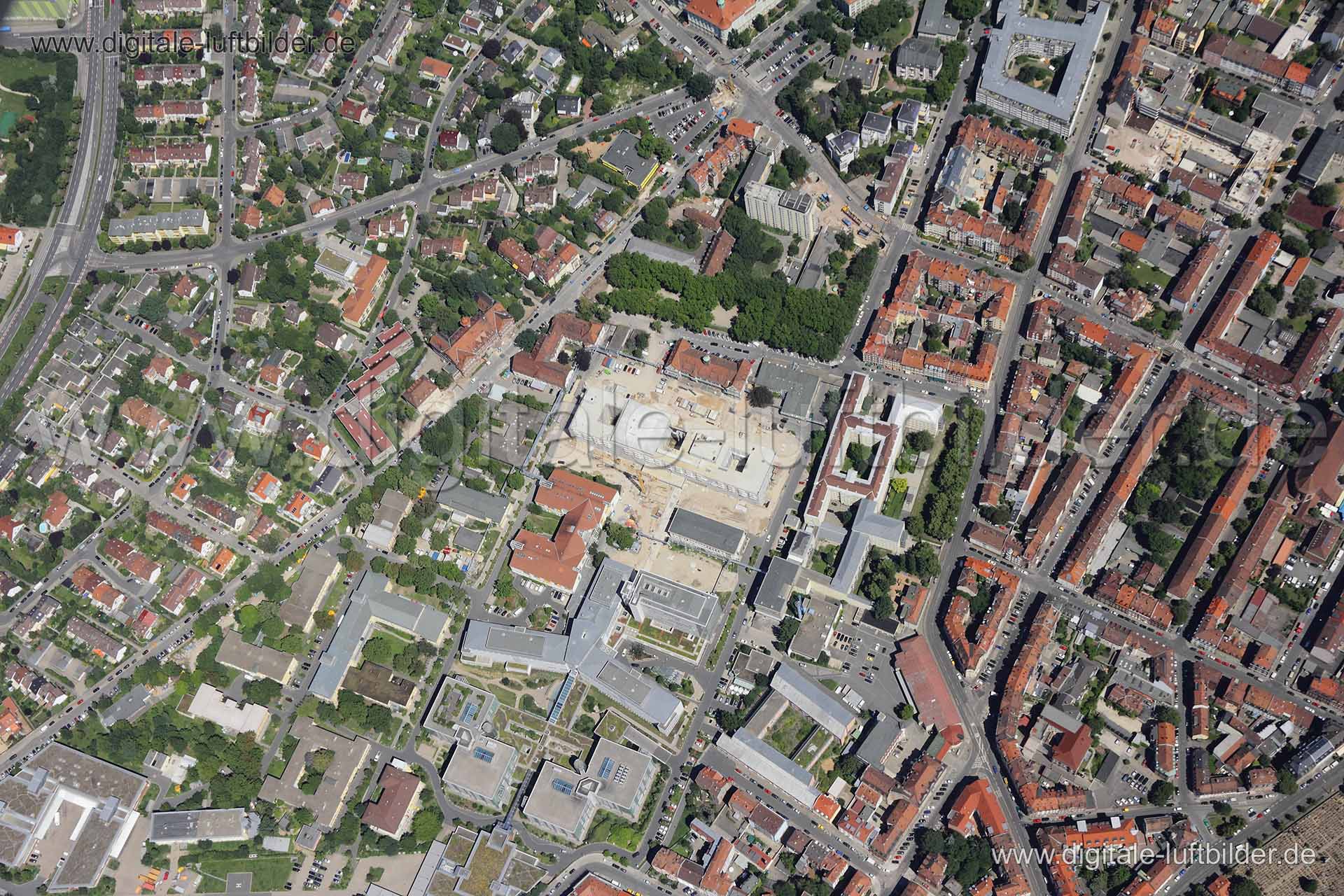 Luftaufnahme Klinikum-Nürnberg-Nord in Nürnberg | Mittelfranken, Bayern