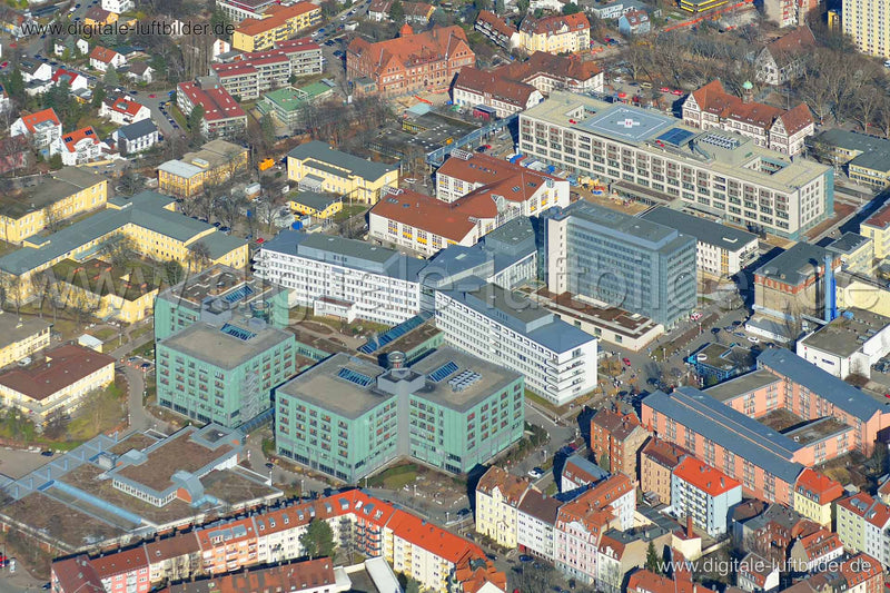 Luftaufnahme Klinikum-Nürnberg-Nord in Nürnberg | Mittelfranken, Bayern