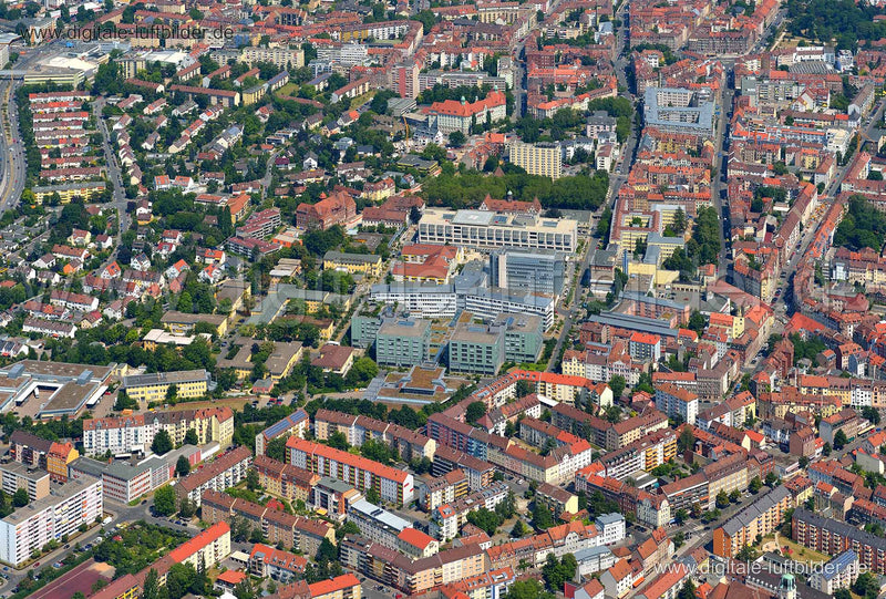 Luftaufnahme Klinikum-Nürnberg-Nord in Nürnberg | Mittelfranken, Bayern