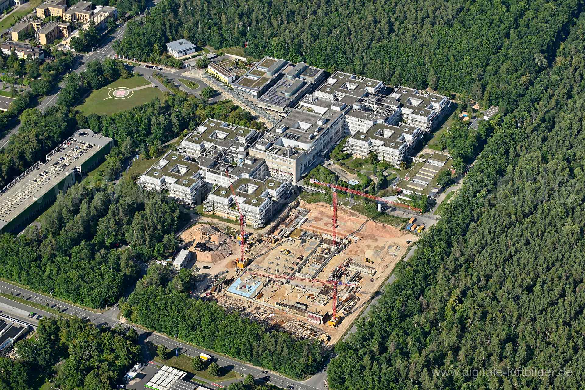 Luftaufnahme Klinikum Nürnberg Süd in Nürnberg | Mittelfranken, Bayern
