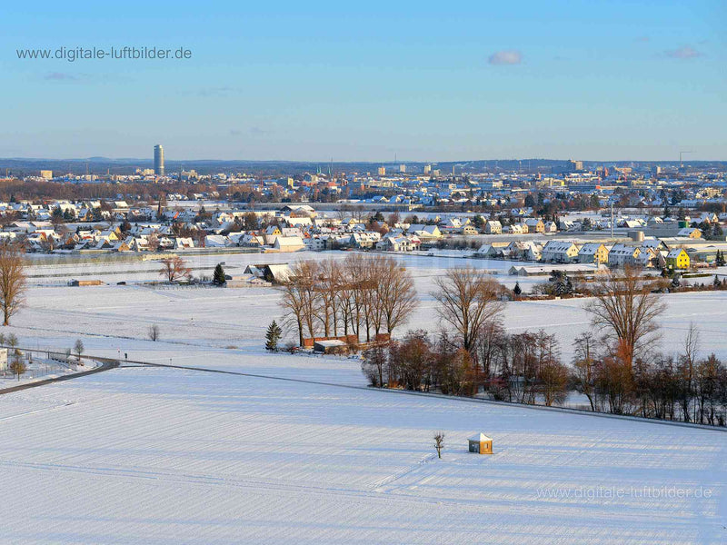 Luftaufnahme Knoblauchsland in Nürnberg | Mittelfranken, Bayern