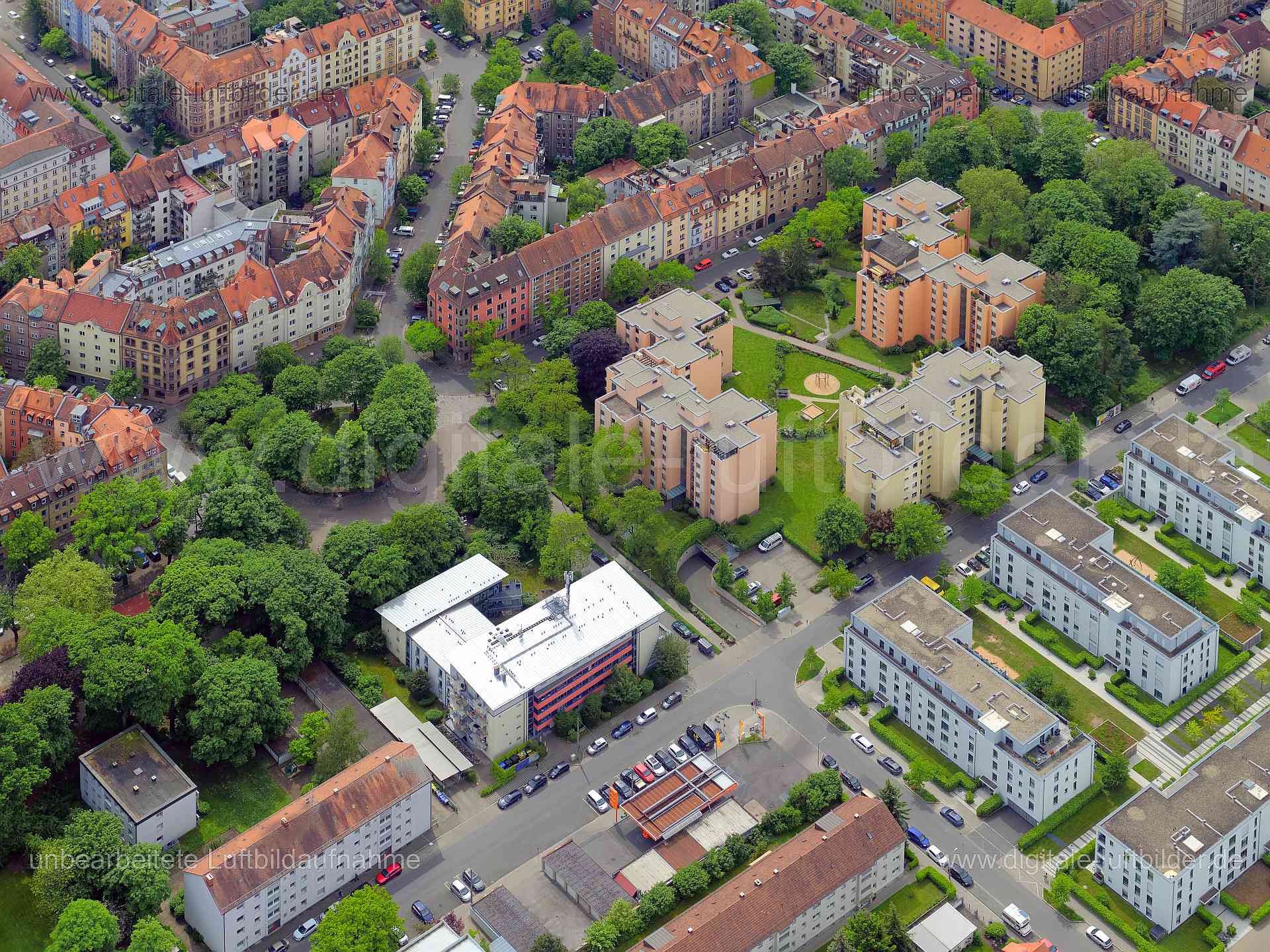 Luftaufnahme Kobergerstraße in Nürnberg | Mittelfranken, Bayern