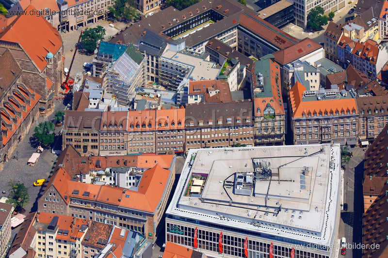 Luftaufnahme Königstraße in Nürnberg | Mittelfranken, Bayern
